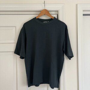 Uniqlo U Dark Sea Green Oversized Airism T-Shirt Men's Medium
